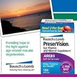 Bausch and Lomb PreserVision AREDS Formula Eye Vitamins - 150 Softgels