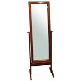 Gothic Cabinet Craft Wood Standing Mirror
