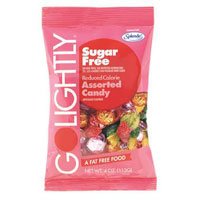 Go Lightly Assorted Sugar Free Candy - 4 Oz Each (113 Gms), 12 Packs by HILLSIDE CANDY.