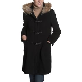 Andrew Marc WoMens Isabel Single Breasted Toggle Coat by Andrew Marc