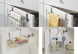 AXIS OVER CABINET X2 BASKET (Chrome) (12H x 11W x 5D)