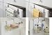 AXIS OVER CABINET X2 BASKET (Chrome) (12H x 11W x 5D)