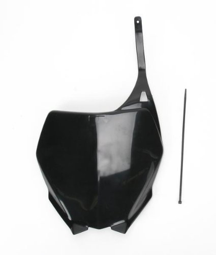 UFO Plastics Front Number Plate Black for Yamaha YZ 125-450F 06-09