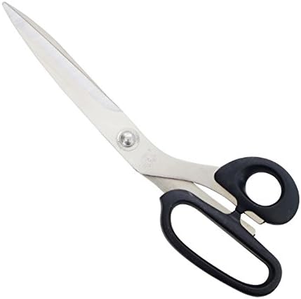 Premium Fabric Leather Cutting Stainless Steel Heavy Duty Scissors Shears Large 10 Inch for Tailor, Art Student, Professional Designer