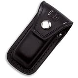 Large Black Leather Sheath for Swiss Army Knives