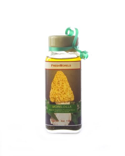 FreshMorels Epicurean Moreloilla Finishing Sauce, Salad & Vegetables, 4 Ounce Glass... by Olive Oil