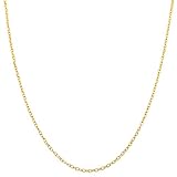 18 Karat Rose Gold over Sterling Silver 1.2-mm Round Cable Chain (18 Inch)