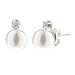14k White Gold White Freshwater Cultured Pearl and title=
