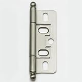 2-1/2 Solid Brass Non-Mortise Hinge with Ball Finials - Michelangelo Bronze
