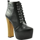 Wild Pair Womens Walker 2 Wp Platform Ankle Boot