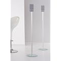 2 er Set Lautsprecherst�nder Boxenst�nder Boxen Rack Surround 108 cm Klarglas