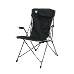 10T Campingstuhl slimBOY, schwarz, 62x72x104 cm