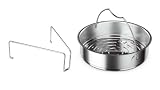 Fissler 61030000800 Einsatz gelocht 22 cm, inklusiv Dreibein