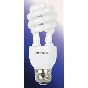 13 WATT CFL MINI SPIRAL ENERGY STAR TWIST COMPACT FLUORESCENT 2700K SOFT WHITE LIGHT BULB 10,000 HOURS REPLACES 60 WATT INCANDESCENT BULBS