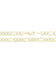 Ultralight Prime Link® Figaro Chain Bracelet 5.9mm, 10K Gold
