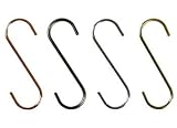 Enclume ESH-HS "S" Hook, Set of 6, Hammered Steel