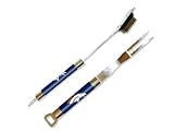 NFL Denver Broncos Barbeque Fork and Grill Cleaner Set