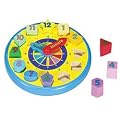 Melissa and Doug Wooden Shape Sorting Clock