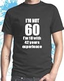 60th Birthday Present T-shirt by Dead Fresh