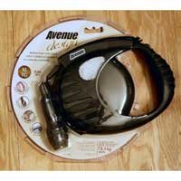 Avenue Design Retractable Tape Leash for Dogs Extra Large 19ft. Black - Avenue 74592