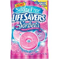 LifeSavers Sugar Free Hard Candy, Sorbets - 2.75 Oz, 12 Packs by WRIGLEY'S.