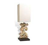 Oragon Root Curled Wood Modern Table Lamp
