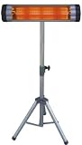 Heizstrahler, Quarzheizer, Terrassenstrahler WDH-104BI