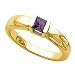 14K Yellow Gold Genuine Alexandrite Ring