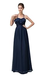  Chiffon Halter Cocktail Floor Length  Ball Gown Evening Dress/Homecoming Dress/Prom Dress 