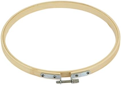 Embroidery Hoops Handy Wooden Cross Stitch Machine Embroidery Hoop Round Ring Bamboo Sewing Craft Tool Quilting Hoop 13cm 1Pcs