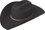 Bailey Western Trinity Hat Black/7 1/8