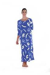 Petite Ankle Length Cotton/Knit Scoop Neck 3/4 Sleeves Spring Summer Fall Winter Evening Dress 