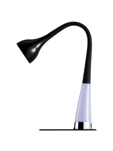 PRISM TL-S100BK Design MR16 LED Desk Lamp with LED Mood Light and USB port, Black On Sale