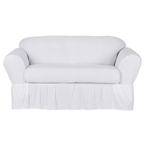 Simply Shabby ChicÂ® Cotton Duck Slipcover Collection - White