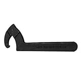 Wright Tool 9632 2-Inch to 4-3/4-Inch Spanner Wrench with Adjustable Hook, Black [並行輸入品]