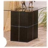 BEAUTIFUL BONDED LEATHER END TABLE