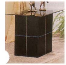 BEAUTIFUL BONDED LEATHER END TABLE