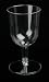 Clear Plastic 5.5 Ounce Wine Glasses (20 ct)