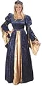 Blue Velvet Maiden Princess Adult Small/medium Costume