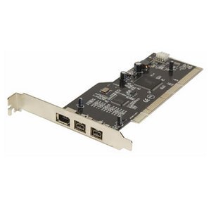 Two 1394b ports, one 1394a port, PCI 64-bit firewire 1394b controller card