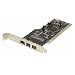 Search Our Specialty Mall : Two 1394b ports, one 1394a port, PCI 64-bit firewire 1394b controller card