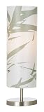 Contemporary Bamboo Printed Acrylic Shade Table Lamp