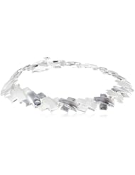 Sterling Silver Large "X Link Bracelet, 7"