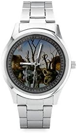 salvador dali painting,salvador dali art Men's Stainless Steel Watch(40mm dia,stainless band)