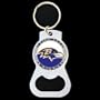 Baltimore Ravens Bottle Opener Key Ring - NFL Football Fan Shop Sports Team Merchandise
