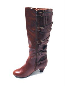 leather knee high thigh women's boots