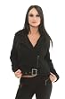 Perpetual Vogue Black Cropped Motorcycle Style Jacket
