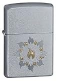 New Zippo Ring Of Firesatin Chrome High Quality Durable Popular