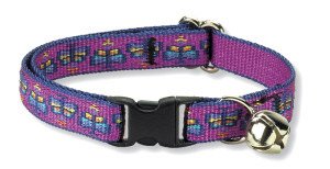 Flutterby - Lupine Adjustable Safety Collars for Cats with Bell - 1/2 in. x 8 in. - 12 in.