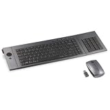 Kensington SlimBlade Media Notebook Set with Wireless Keyboard, Laser Mouse, and Numeric Keypad (Graphite) K72279US
